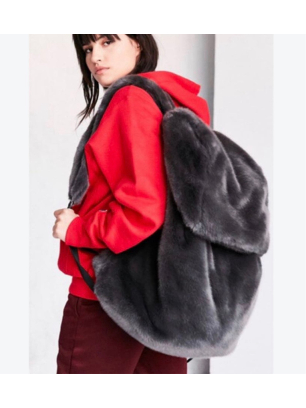 PUMA BY RIHANNA FENTY DARK GRAY HEATHER CHARCOAL BACKPACK